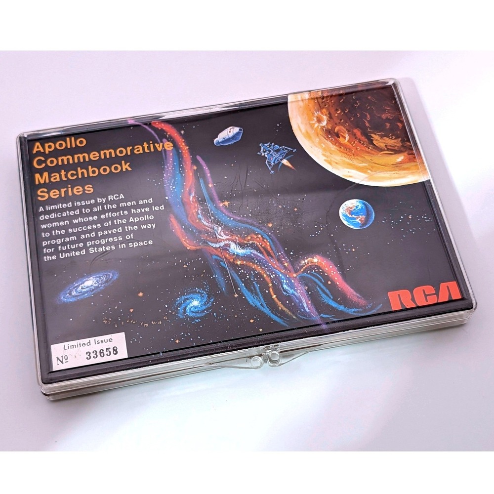 Vintage RCA Apollo Commemorative Matchbook Series Limited Edition Set No 33658